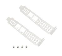 SG Store 2 Pezzi Staffe A Tutta Altezza GPU Slot Cover Staffe Staffe Scheda Grafica con 4 Pezzi Viti Compatibile con dell MELLANOX CONNECTX-4 LX 25GbE CX4121C 20NJD Argento