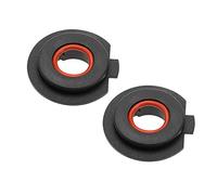 SG Store 2 PZ Auto H7 LED Faro Lampadina Base Holder Adattatore Presa Fermo Supporto Auto Faro Componenti di Ricambio Plastica Nero 15mm Foro Formato