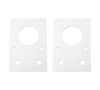 SG Store 2 pz Stampante 3D 42 mm Installazione Motore Passo-passo Staffa Piatta Piastra in Lega di Alluminio Adatto per 2020 2040 Profilo in Alluminio, Argento