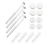 SG Store 2 Set Bulloni Di Ancoraggio Per Bidet WC Set Viti Di Montaggio Per WC Con Rondelle In Plastica Perno Di Fissaggio Per WC Accessori Di Montaggio Per WC