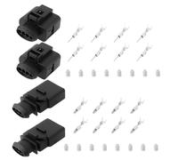 SG Store 2 Set Di Connettori Maschio-femmina Per Sensore A 4 Pin 1K0973804 1J0973704 Compatibile Con VW