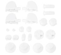 SG Store 2 Set Di Pulsanti Del Controller Per Console Di Gioco Pulsanti Di Ricambio In Plastica Compatibile Con Nintendo GameCube NGC (bianco)