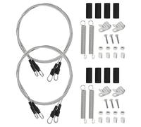 SG Store 2 Set RC Auto Corda In Acciaio Kit Compatibile con Trx4 Axial Scx10 D90 D110 1/10 Crawler Telecomando Auto Protezione Corda e Fissaggio Clip Metallo