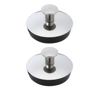 SG Store 2 tappi di scarico in gomma di piccole dimensioni, 3,4 x 2,3 cm, adatti per vasca da bagno, lavabo, cucina