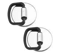 SG Store 2 tappi per lavello da cucina con maniglia da 46 mm di diametro, tappo per vasca da bagno in plastica ABS cromata, tappo di scarico per lavabo da bagno