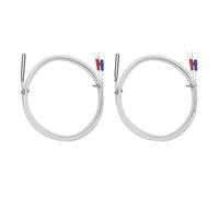 SG Store 2Pcs 4x30mm PT100 Sonda di Temperatura K Filo 0-800 ° C Per Processo Industriale Monitoraggio Laboratori