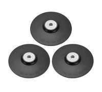 SG Store 3 cuscinetti di supporto in plastica per smerigliatrice angolare, diametro 180 mm, compatibile con smerigliatrice angolare M14 con filettatura interna, BF255-BW