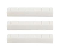 SG Store 3 Pezzi 6 Corde Chitarra Classica Capotasto Osso Capotasto 52x6x9mm Chitarra Ponte Capotasto Chitarra Acustica Osso Per Chitarra Classica Sostituzione (Bianco)