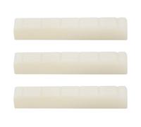 SG Store 3 Pezzi 6 Corde Chitarra Classica Capotasto Osso Non Sbiancato Capotasto 52x6x9mm Chitarra Ponte Capotasto Chitarra Acustica Osso Per Chitarra Classica Sostituzione (Avorio)