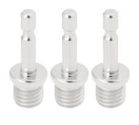 SG Store 3 Pezzi Adattatore Esagonale Trapano Adattatore M14 1/4 Pollice Esagonale Trapano Avvitatore A Batteria Mandrino Trapano Piastra Supporto Utensili Divisione Chiave Elettrica 45,5x16,9 Mm