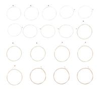 SG Store 3 Set Da Confezione Da 6 Corde Extra Leggere 80/20 Corde Per Chitarra Acustica In Bronzo Calibro 10-50 Corde Per Chitarra In Bronzo Per Principianti