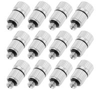 SG Store 30 Pz 0.3mm Orifizio Nebulizzatore Ad Alta Pressione Ugello Micro Nebulizzatore Spruzzatore per Serra Impianto di Irrigazione Sprinkler 18.5 * 9.5mm Argento