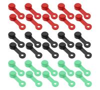 SG Store 30 tappi per spurgo freni per bicicletta per bici idraulica pinza freno spurgo capezzoli compatibili con Shimano nero/rosso/verde fluorescente 10 pezzi per colore