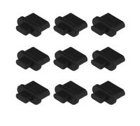 SG Store 30 tappi protettivi per porta USB C antipolvere in silicone per telefoni e tablet con porta di tipo C, nero