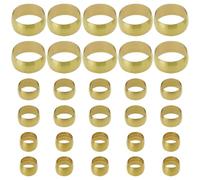 SG Store 30pcs Raccordi A Compressione in Ottone con Ghiere Olive A Compressione in Ottone Manicotti A Compressione Ghiere per Raccordi per Tubi in Rame Diametro Interno 8mm 10mm 16mm