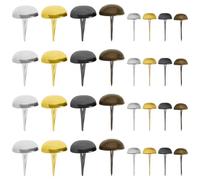 SG Store 320 piedini rotondi per borsetta, 8 mm/15 mm, per borsetta, borsa, pelle, 4 colori