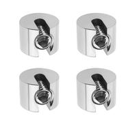 SG Store 4 clip di fissaggio per fune metallica M8 x 4 mm, in acciaio inox, morsetti per fune metallica antiscivolo, morsetti per cavi di serraggio della fune