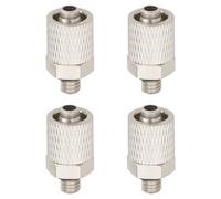 SG Store 4 connettori dritti M4 con dado girevole per tubi da 6 mm per mini escavatori pneumatici