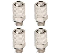 SG Store 4 connettori dritti M6 con dado girevole per tubi da 6 mm per mini escavatori pneumatici