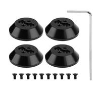 SG Store 4 coperture protettive per motore in lega di alluminio, compatibili con drone DJI Avata 2, antipolvere e impermeabile, colore nero