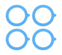 SG Store 4 guarnizioni in silicone per taniche per WC, disco di ricambio da 70 mm per valvole di scarico