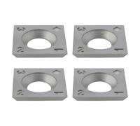 SG Store 4 lame reversibili in carburo a 30°, compatibili con smerigliatrice Scheppach LFR720, 14 x 14 x 2 mm