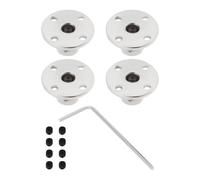 SG Store 4 Pezzi Connettore Di Accoppiamento Flangiato 5mm Con Viti E Chiave Esagonale M3 Per Motori Modello RC Fatti A Mano Fai Da Te Distanza Fori 15mm