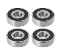 SG Store 4 Pezzi Cuscinetti A Sfere A Gola Profonda Cuscinetti Industriali A Doppia Tenuta 16100-2RS Per Bicicletta Scooter Supermercato Carrello Della Spesa 28x10x8mm