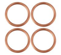 SG Store 4 Pezzi Guarnizione In Rame Per Scarico Moto 4H7-14613-00 Compatibile Con YAMAHA XJ 750 XJ 900 XJ 900 F 40x32x4 Mm