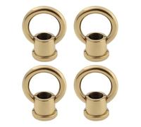 SG Store 4 dadi per occhi in rame, M10 x 1,0 da 29 x 35 mm, adatti per lampade in vetro, lampadari, lampade a LED e lampadari tradizionali, carico massimo di 15 kg
