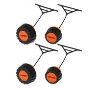 SG Store 4 Pezzi Tappo Serbatoio Carburante Motosega Compatibile Con Stihl 029 039 Tappo Olio Motore + Tappo Carburante Parti Motosega Coperchio Carburante Motosega Nero + Arancione