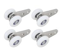 SG Store 4 porte scorrevoli per carrelli per binari scorrevoli da 25 mm, 24 x 22,5 x 45 mm