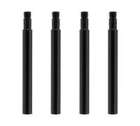 SG Store 4 Prolunghe Per Valvole Presta Da 60 Mm In Lega Di Alluminio Per Biciclette Bici Da Strada E Mountain Bike Sostituzione Valvole Nero