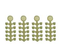 SG Store 40 perline di pesca alla carpa esche da pesca in silicone perline di arresto gancio di pesca tappo terminale accessori hardware 2 x 1,5 mm, verde chiaro