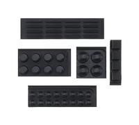 SG Store 48 cuscinetti autoadesivi per paraurti in gomma per ammortizzare il rumore, cuscinetti in silicone per tastiera, laptop, porta dell'armadio, vaso, prodotti elettronici