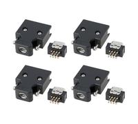 SG Store 4Pcs Connettori SCSI MDR A 14 Pin Tutti Terminali Dorati Per Servoazionamento SCSI 14P 3M 10314