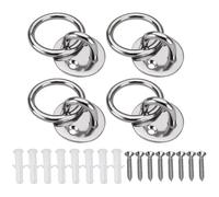 SG Store 4Set Piastra per Parete di Coperta con Occhiello Rotondo 6MM X 40MM Acciaio Inossidabile 316 Ormeggio Marino con Anello per Fissare Yacht E Barche