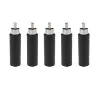 SG Store 5 adattatori da RCA maschio a jack mono femmina da 6,35 mm