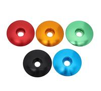 SG Store 5 Pezzi Ricambio Serie Sterzo Bicicletta Tappo Superiore Lega Alluminio Attacco Manubrio Copertura Adatto Diametro 28,6 mm Albero Anteriore Forcella Bici Strada Mountain Bike MTB BMX