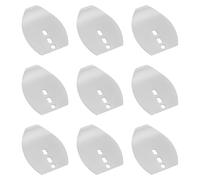 SG Store 50Pcs Originale In Acciaio Inox Nuoto Jig Dancer Lame Chatterbait Lame Spinner Lame Acqua Dolce Acqua Salata 20x15.8mm Spessore 0.4mm