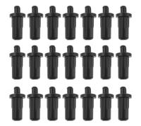 SG Store 50pz 25x11x7.5mm Perni Di Riparazione Per Ante Di Armadi Perni Telescopici In Plastica Perni Di Fissaggio Per Mobili Connettore Per Camera Da Letto Giardino Cucina Porte Finestre Nero