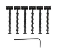 SG Store 6 selle per ponte compensate per chitarra elettrica, 10,8 mm, in acciaio, a 6 tonalità, compatibili con Fender Squier Telecaster, 10,8 x 6,5 x 6,5 mm