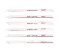 SG Store 6X Lame Per Seghetto Alternativo Bimetallico S1222VF Da 300 Mm Compatibili Con Bosch Compatibili Con Dewalt Per Legno E Metallo