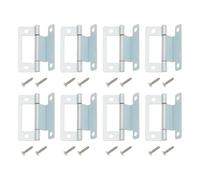 SG Store 8 cerniere meccaniche a manovella da 50 mm per porte di mobili, per porte di armadietti da 15-19 mm, camper, roulotte, camper (con vite)