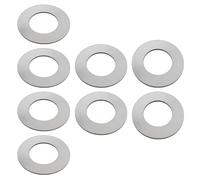 SG Store 8 rondelle piatte in acciaio inossidabile 304, 65 mm x 36 mm x 1 mm, 2 mm, 3 mm, compatibili con JCB e compatibili con benna per escavatore KUBOTA