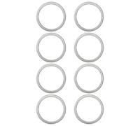 SG Store 8PCS RC differenziale spessore compatibile con Armma 6s BLX Diametro esterno 16 mm Diametro interno 13 mm Spessore 0,2 mm RC Acciaio Diff Distanziale RC Gear Spacer Shim Argento