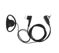SG Store Auricolare A Forma Di D Con Microfono E PTT M Plug Compatibile Con Motorola Radio Bidirezionale CP040 DP1400 R2