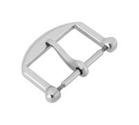 SG Store Fibbia a molla in acciaio da 16 mm compatibile con cinturino IWC in gomma e pelle