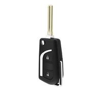 SG Store Guscio chiave pieghevole a distanza a 2 pulsanti per auto compatibile con Aygo 2014-2021 Sostituzione Automotive Flip Remote Key Fob Case Cover Custodia