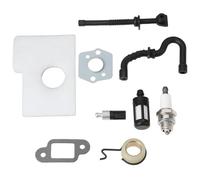 SG Store Kit Di Manutenzione Per Motosega Candele Filtri Tubi Guarnizioni Ingranaggio A Vite Senza Fine Compatibile Con Stihl 017 018 MS170 MS180